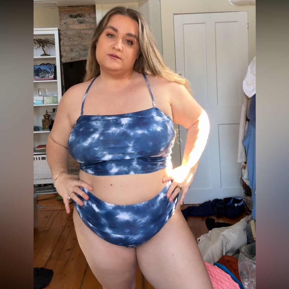 PLUS SIZE BIKINI HIGH WASTED